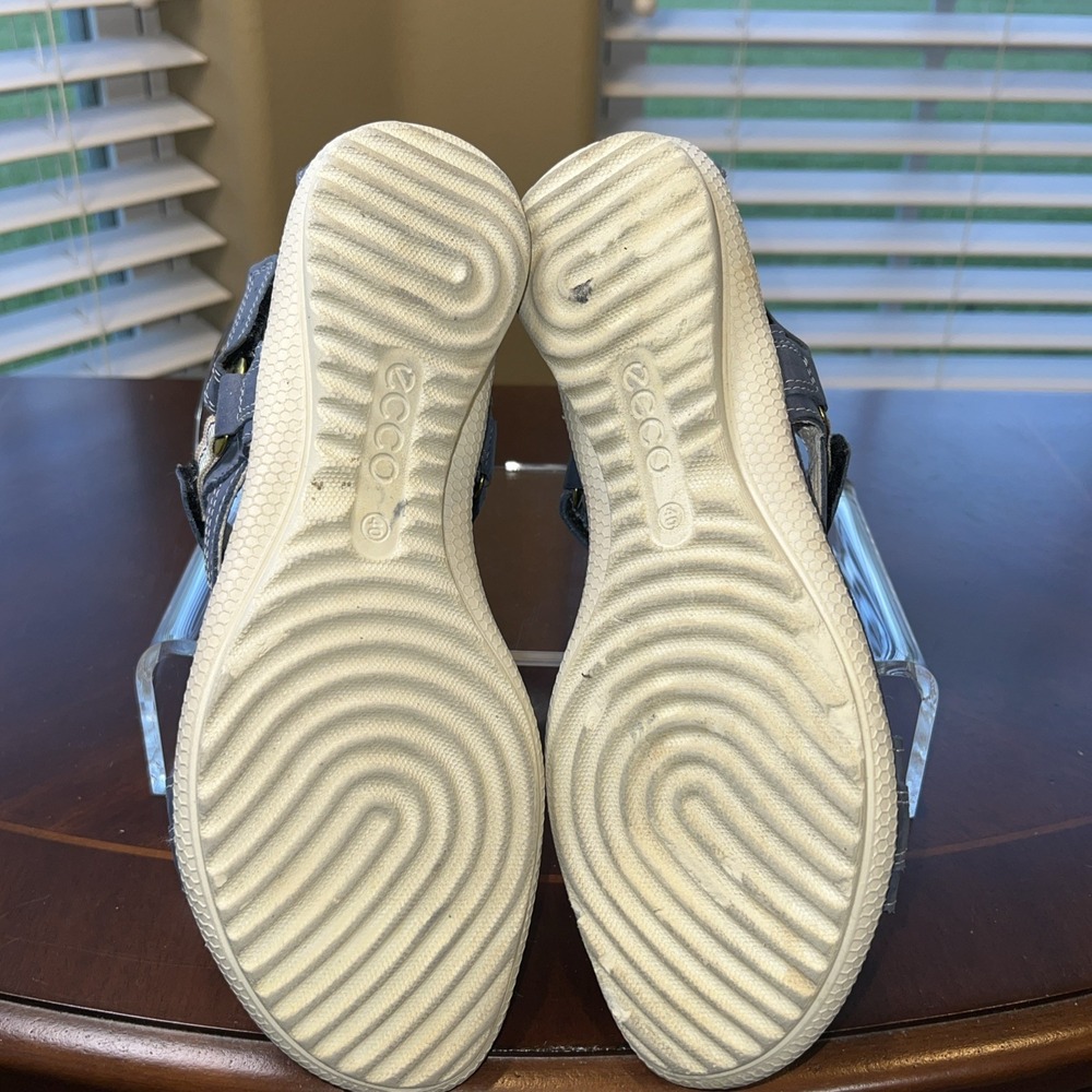 ECCO Hill Move Blue Sandals Women Sz 40 (US 9 to 9.5) Comfort Athleisure Cruise - Picture 4 of 15